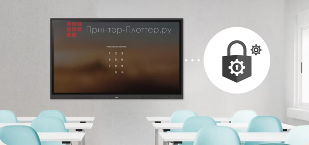 LG 75TR3DK-B. Блокировка экрана