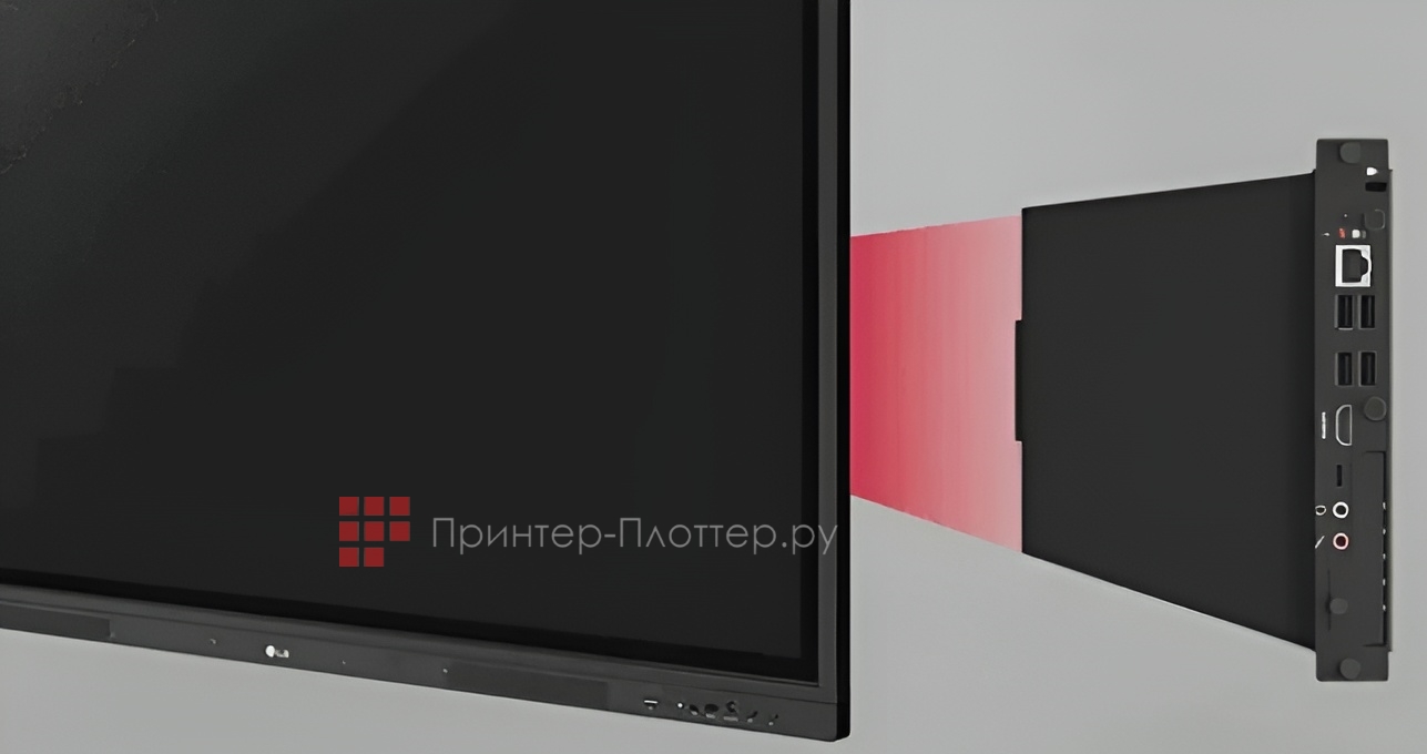 LG 86TR3DK-B. Встроенный слот OPS