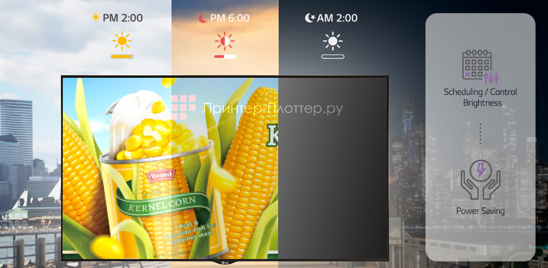 LG ProBeam BU60RG. Оптимизированное энергопотребление