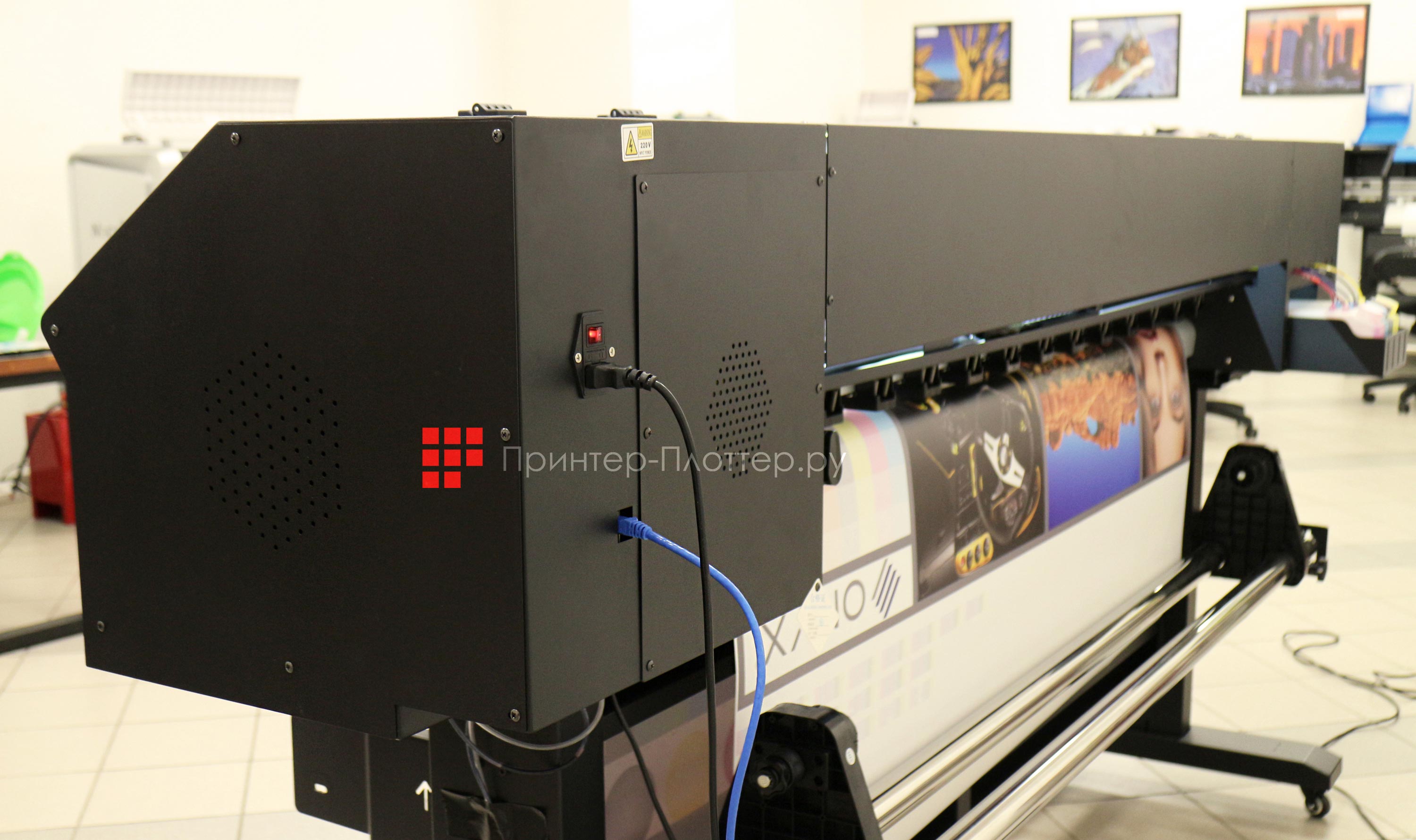 LINEA Sol A100 1601. Подключение к ПК - через стандартный LAN -кабель