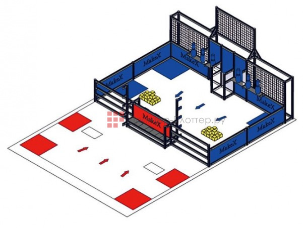 Makeblock соревновательное тренировочное поле 2020 MakeX Challenge Intelligent Innovator Practice Arena. На выгодных условиях