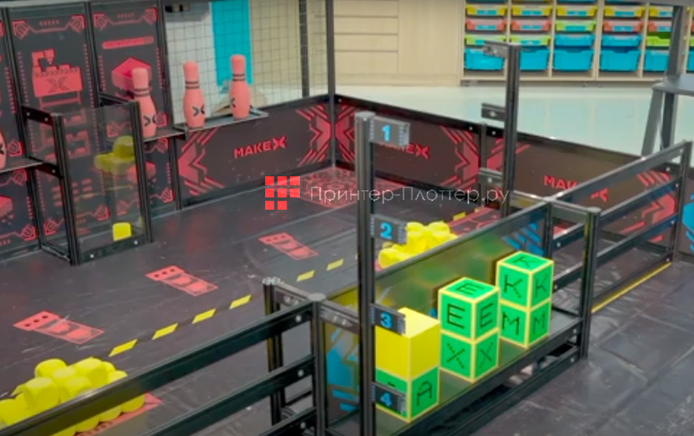 Makeblock соревновательное поле 2022 MakeX Challenge Arena. MakeX Challenge