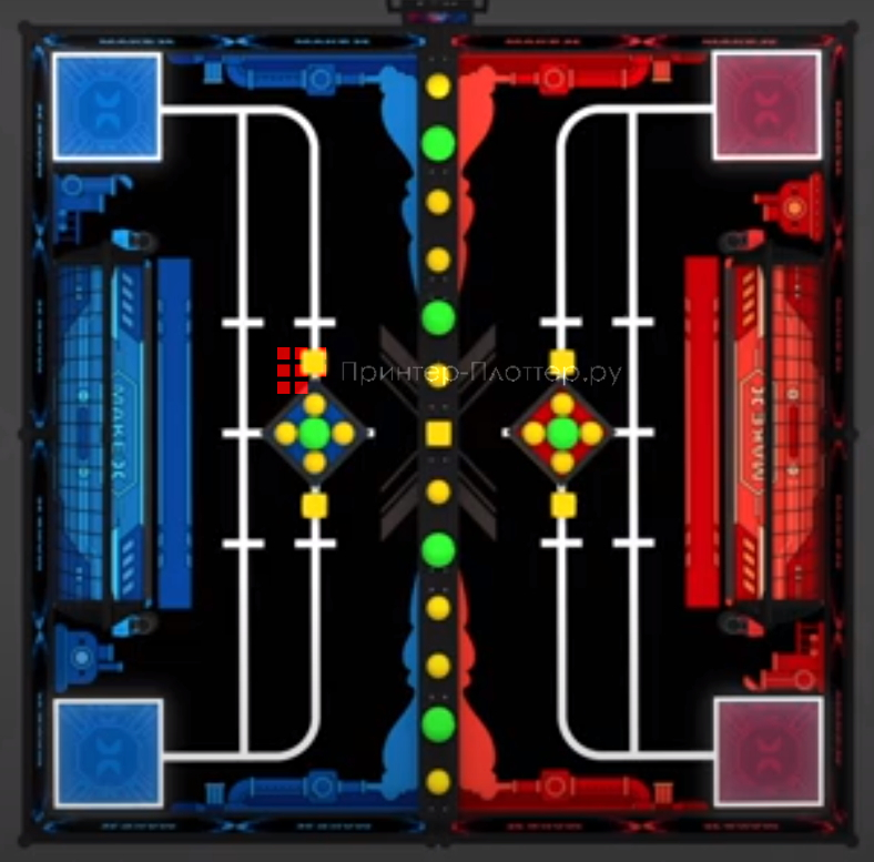 Makeblock соревновательное поле 2022 MakeX Explorer Arena