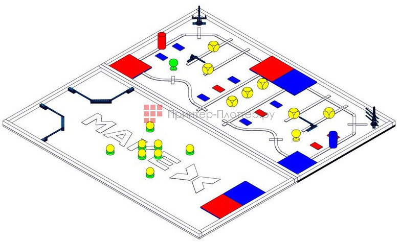 MakeX 2019 City Guardian Arena Expansion Kit для Blue Planet. На выгодных условиях