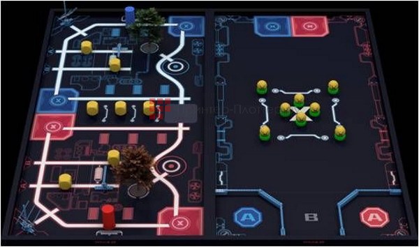 Makeblock соревновательное поле с элементами MakeX 2019 City Guardian Arena