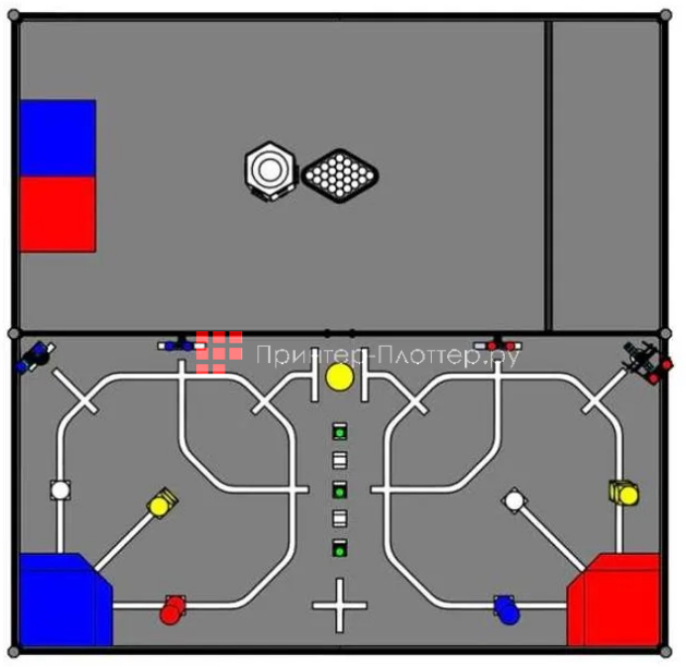 Makeblock соревновательное поле MakeX Starter Arena (2020 Smart Links)