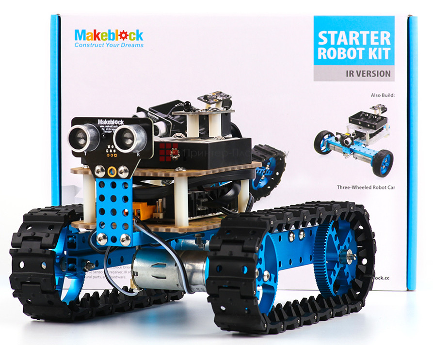 Makeblock Starter Robot Kit-Blue (IR Version). На выгодных условиях