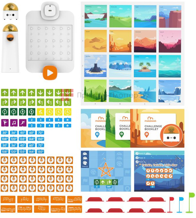 Робототехнический набор Matatalab Pro set в пластиковом контейнере. Особенности