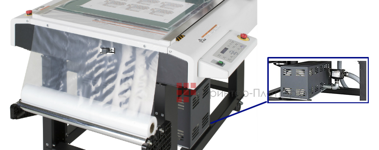 Mimaki CFL-605RT. Система вакуумного прижима для надежной фиксации материала