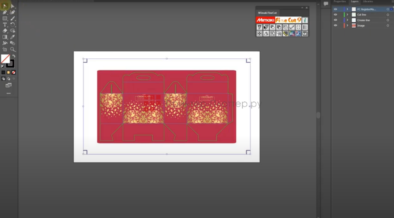 Mimaki CG-100AR. Fine Cut9