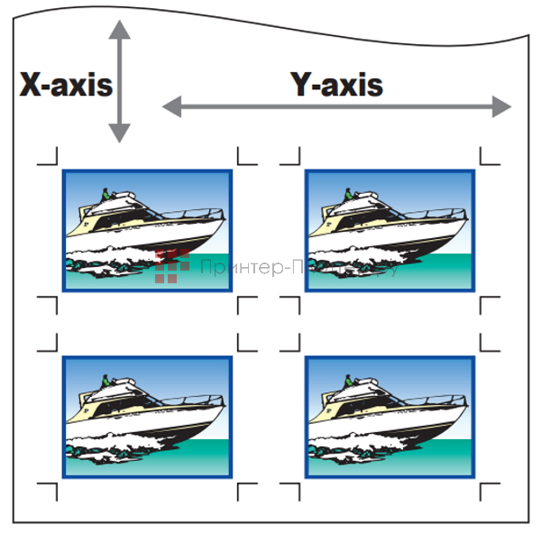 Mimaki CG-130AR. Функция Continuous Crop Mark Detection