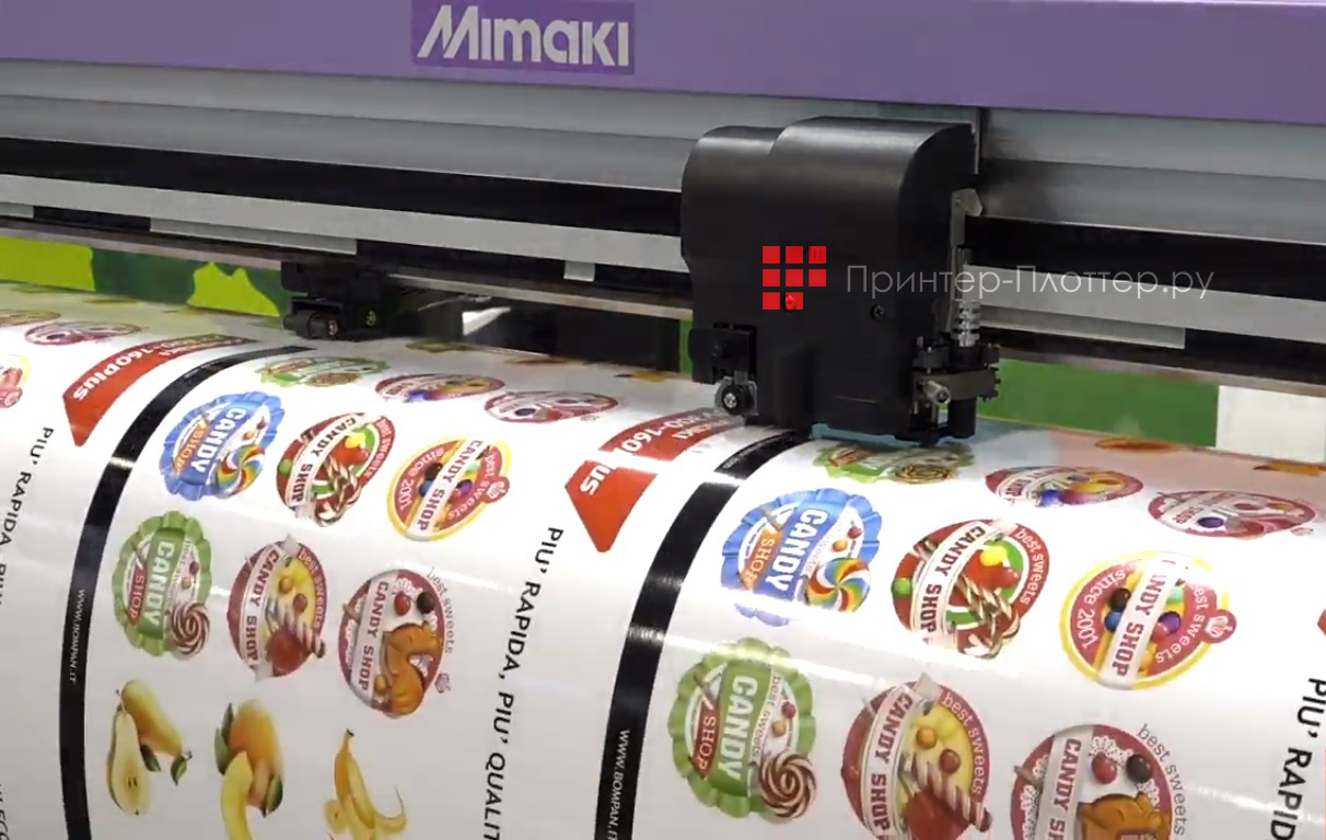 Mimaki CG-75FXII Plus. Распознавание меток