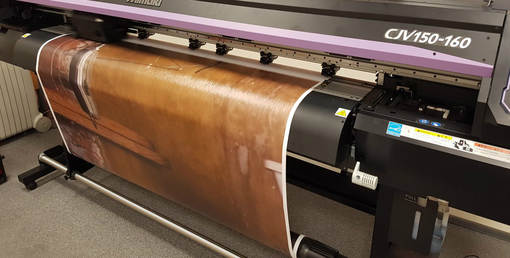 Mimaki CJV150-160. Функция зажима материала