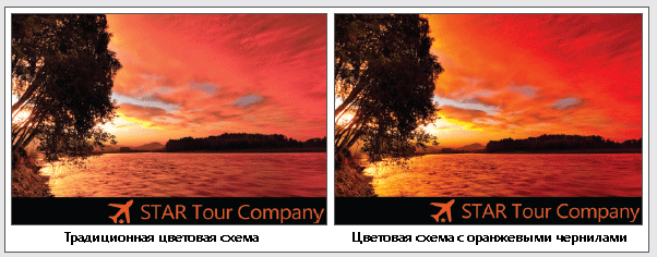 Mimaki JV150-130. Печать оранжевыми чернилами