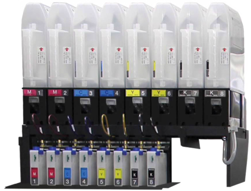 Mimaki TS34-1800A. Система подачи чернил MBIS