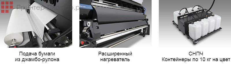 Mimaki TS55-1800. Дополнительные возможности
