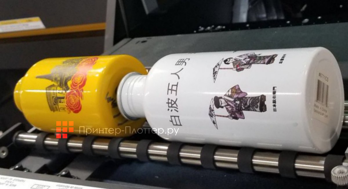 Mimaki UJF-3042 MkII e. Печать на цилиндрических объектах