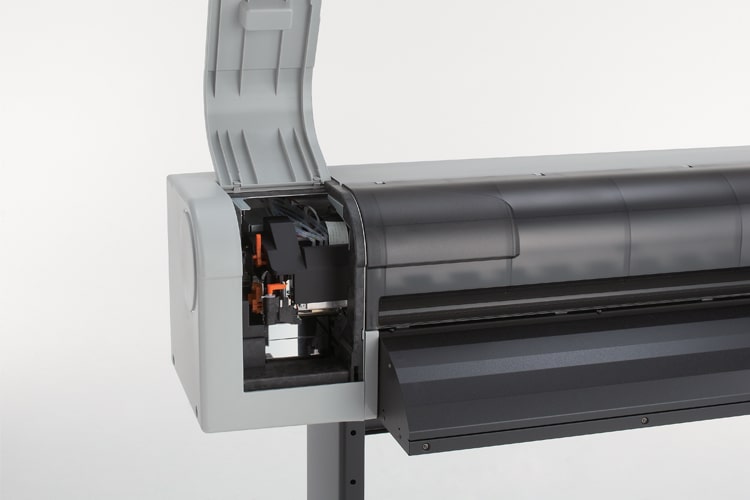 Mutoh ValueJet 2638X. Трехзонная система нагрева носителя
