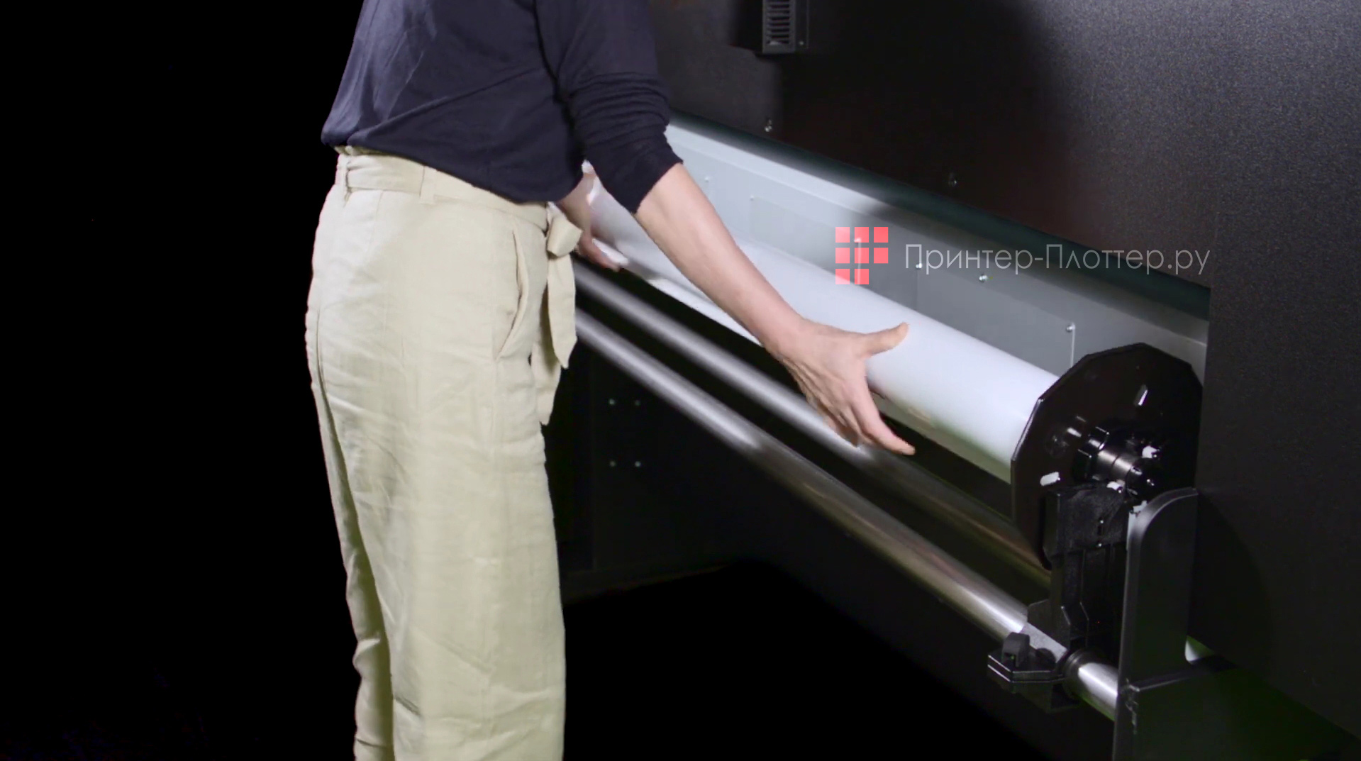 Mutoh XpertJet 1641SR-40. Система намотки