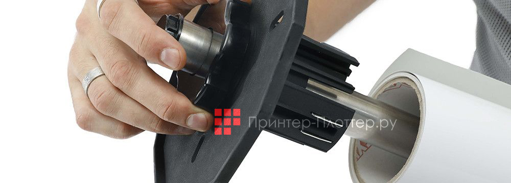 Mutoh XpertJet 1682SR-30. Смена рулонов материала