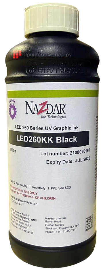 Чернила Nazdar 260 (black). На выгодных условиях