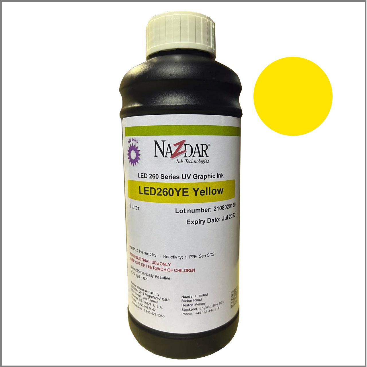 Чернила Nazdar 260 (yellow)