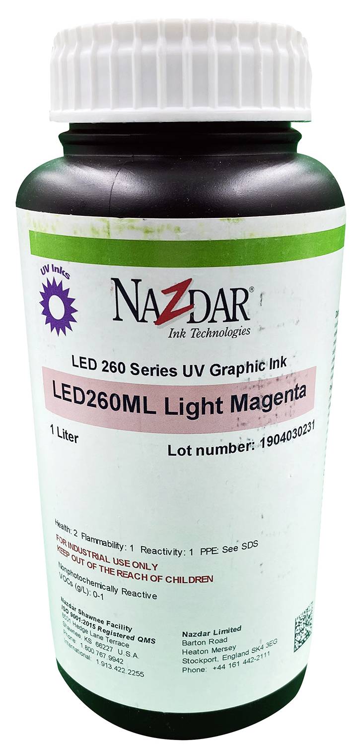 Чернила Nazdar 260 (light magenta). На выгодных условиях