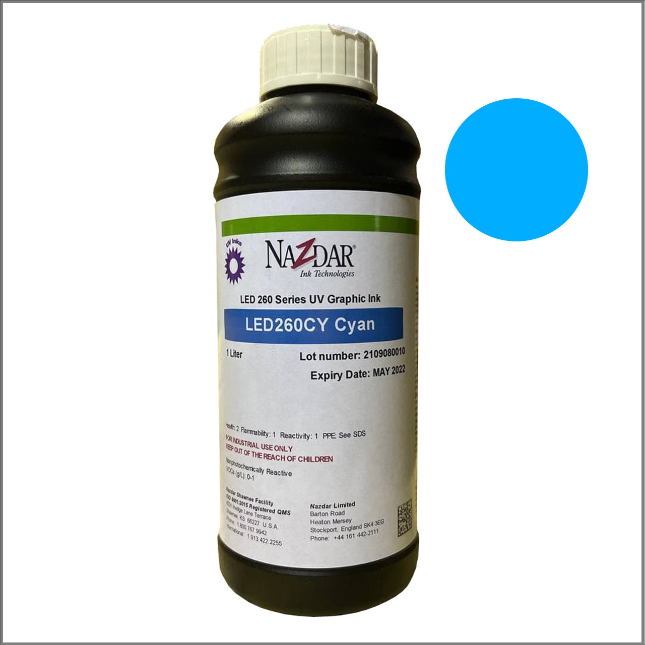 Чернила Nazdar 260 (cyan)