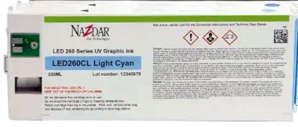 Чернила Nazdar 260 UV (light-cyan). На выгодных условиях