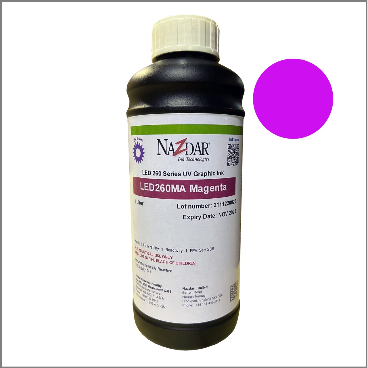 Чернила Nazdar 260 (magenta)