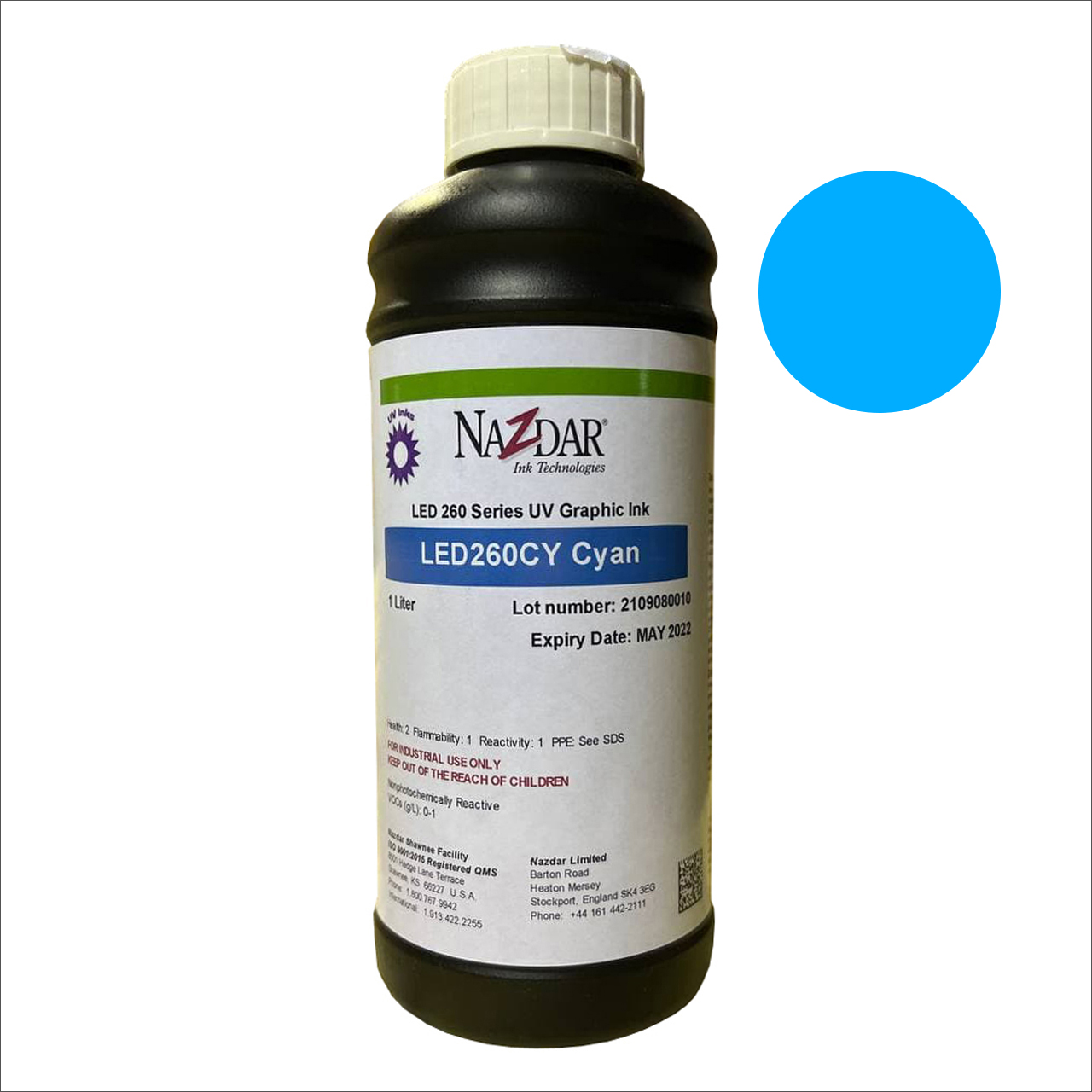 Чернила Nazdar 260 (cyan)