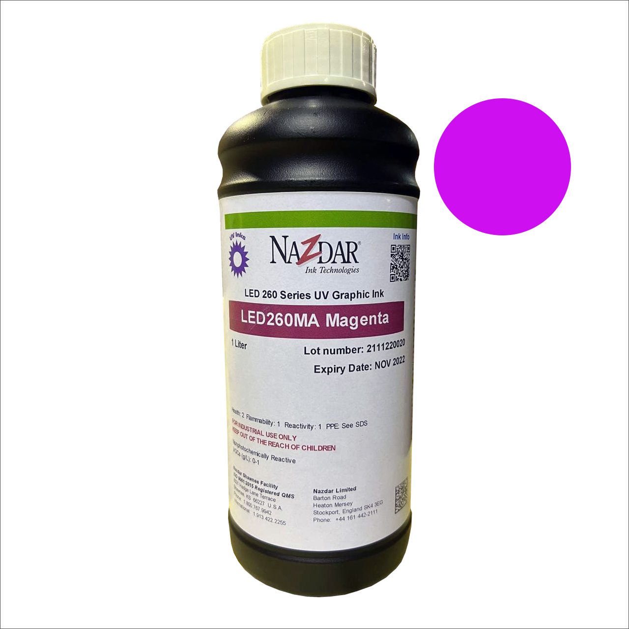 Чернила Nazdar 260 (magenta)