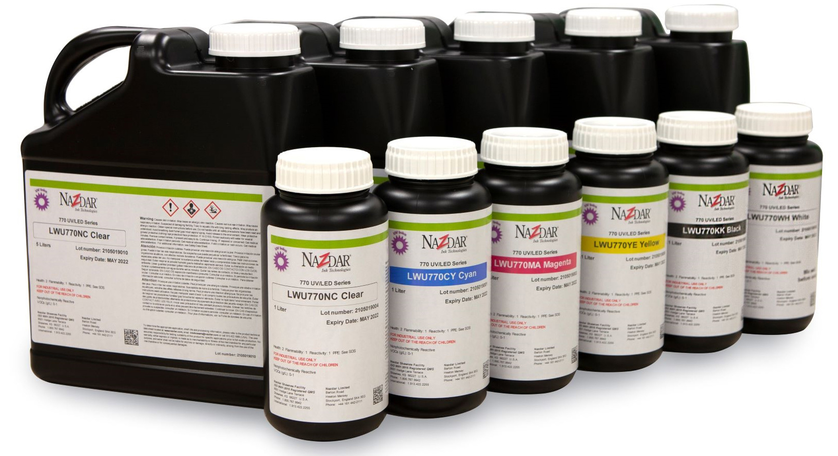 Чернила Nazdar 770 (cyan). Особенности