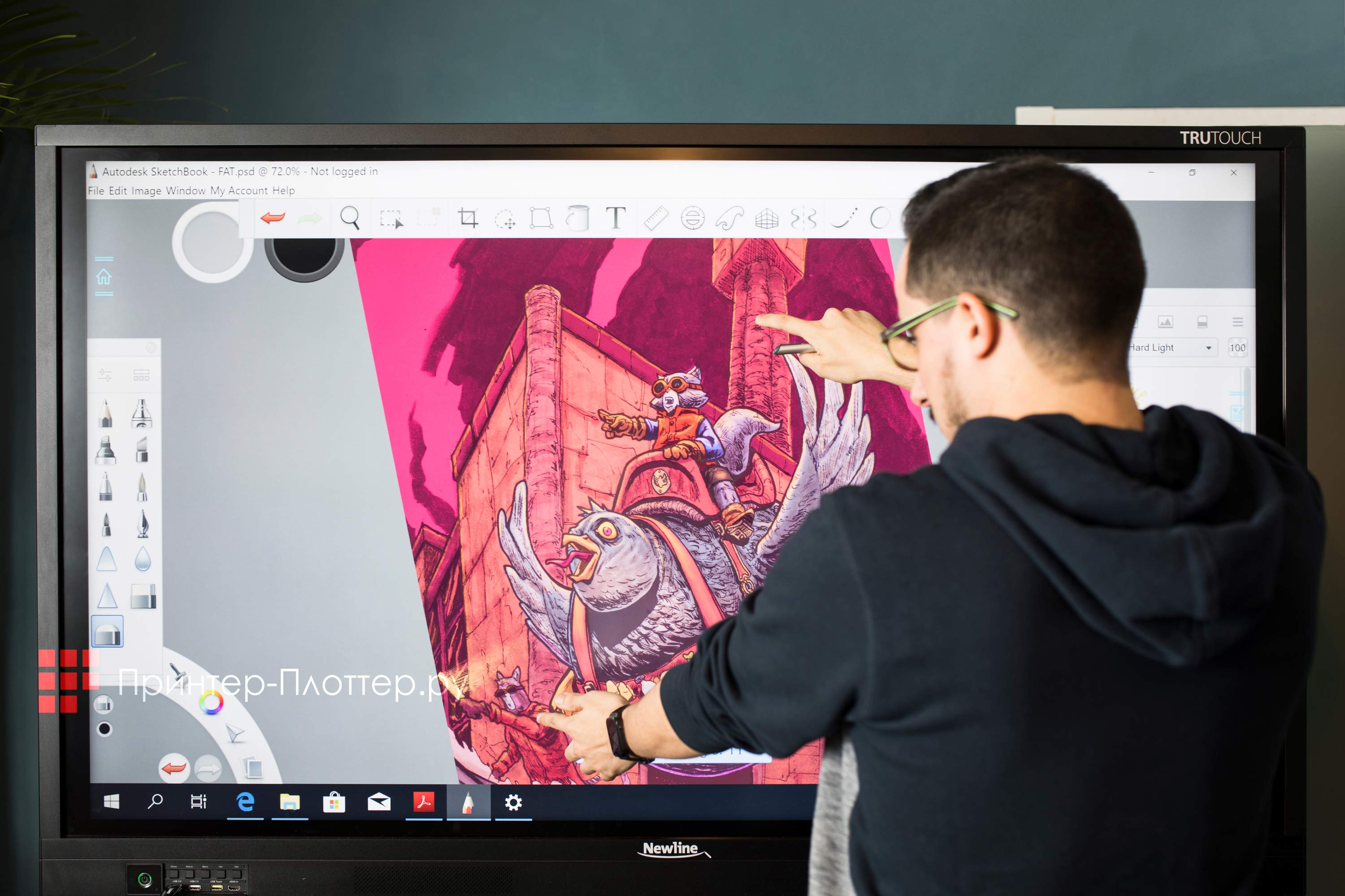 Newline TruTouch TT-8618RS. Преимущества