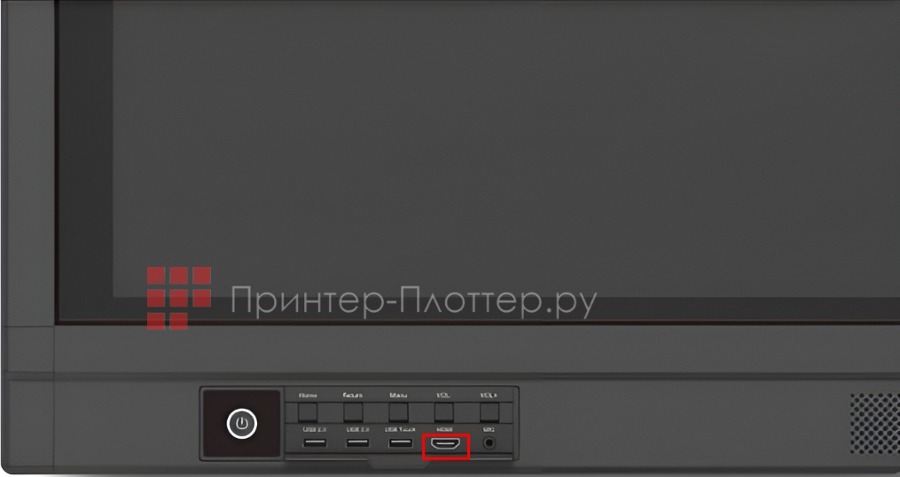 Newline TT-7519RS/RU (с настенным креплением и OPS). HDMI-выход