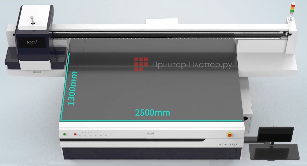 Nocai NC-UV2513. Рабочая платформа