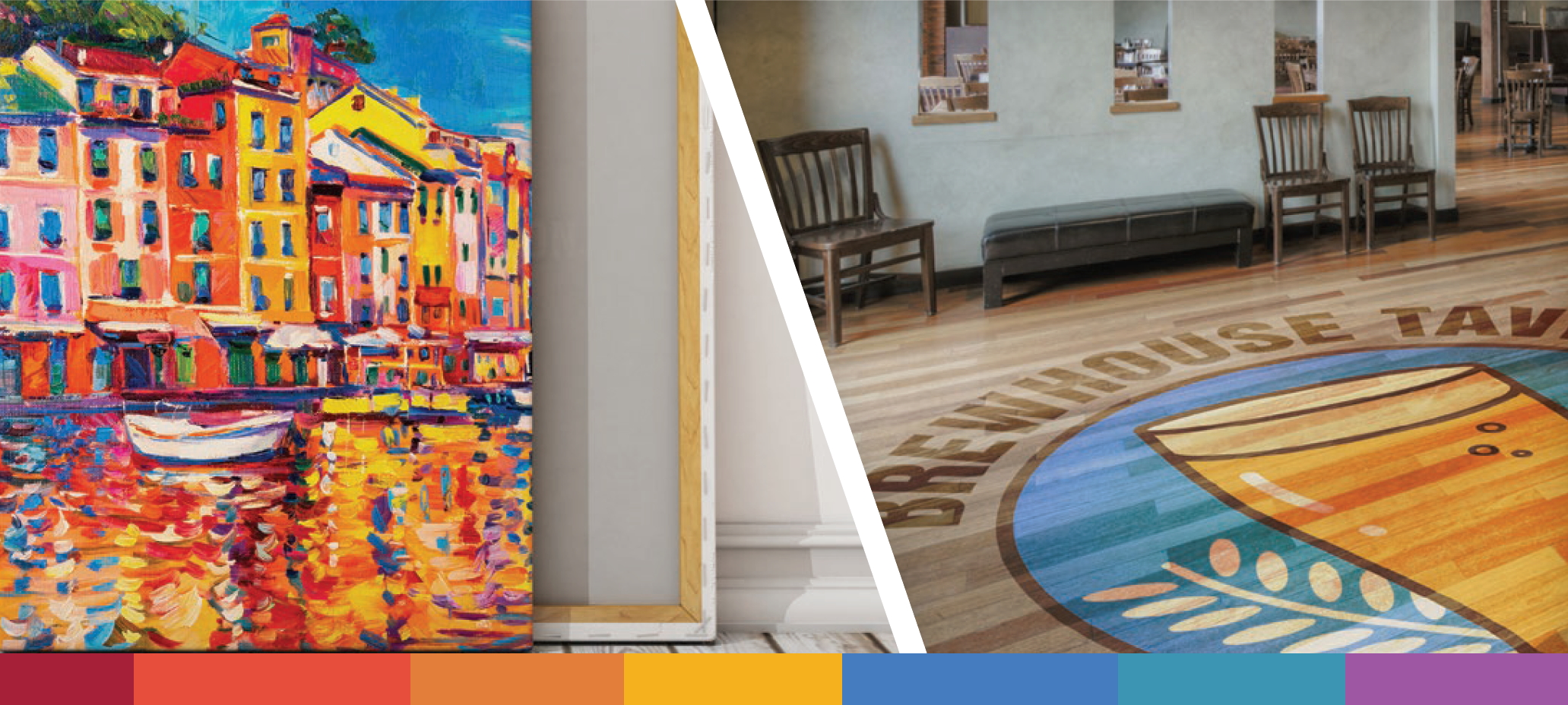 Oce Arizona 1340 GT. Печать на твердом или гибком материале