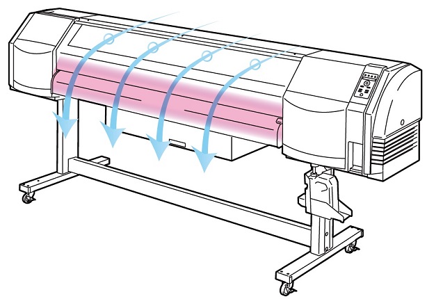 OKI ColorPainter E-64s. Новый воздушный поток