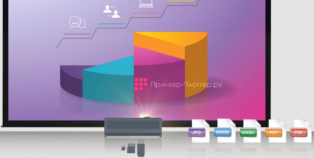 Optoma EH340UST. Собственный Office Viewer