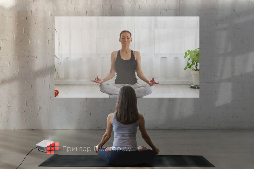 Optoma ML1080ST. Просмотр при дневном свете