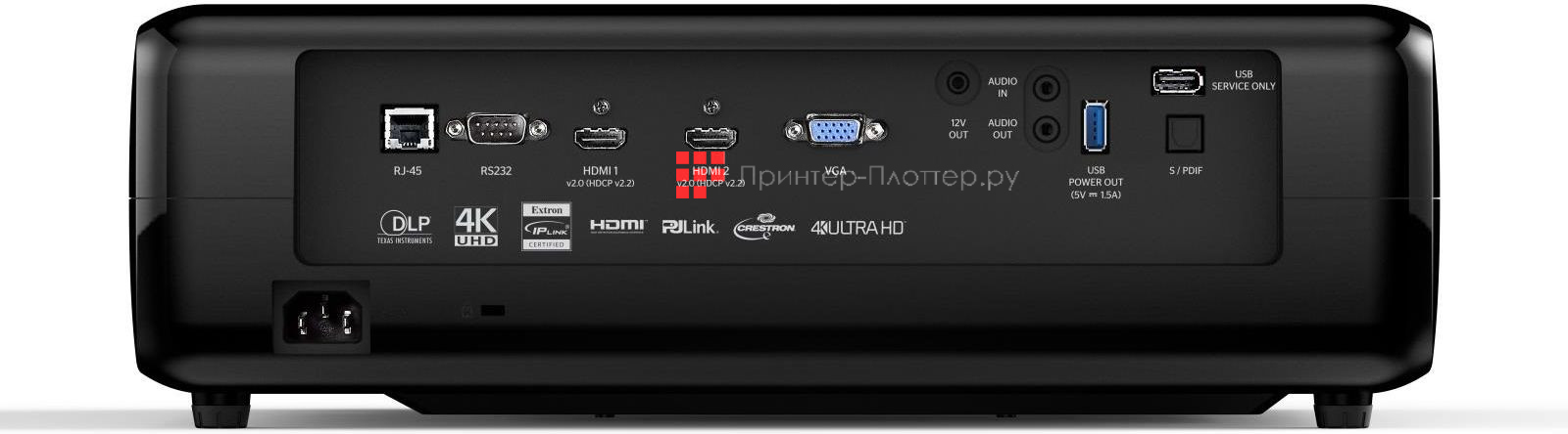 Optoma UHD51. Два HDMI входа