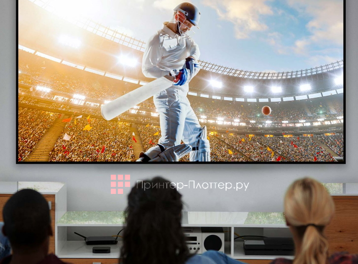 Optoma UHD55. Просмотр при рассеянном свете