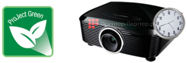 Optoma ZU860. График включения/выключения