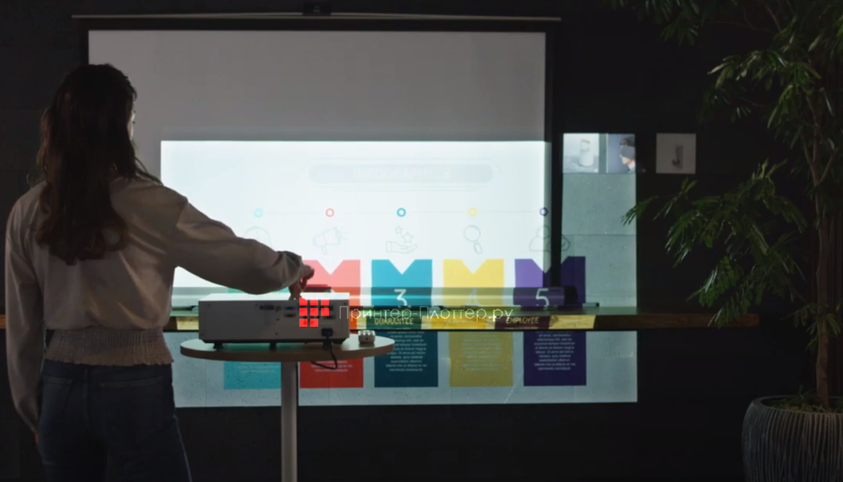 Panasonic PT-VZ580E. Функция настройки экрана