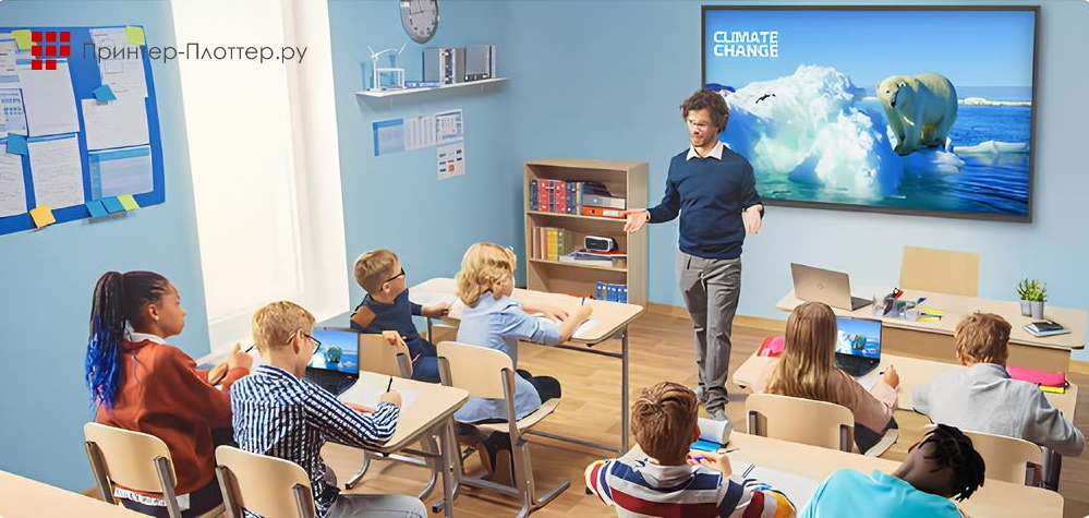 Philips E-Line 75BDL3052E/00. Интерактивный дисплей для обучения