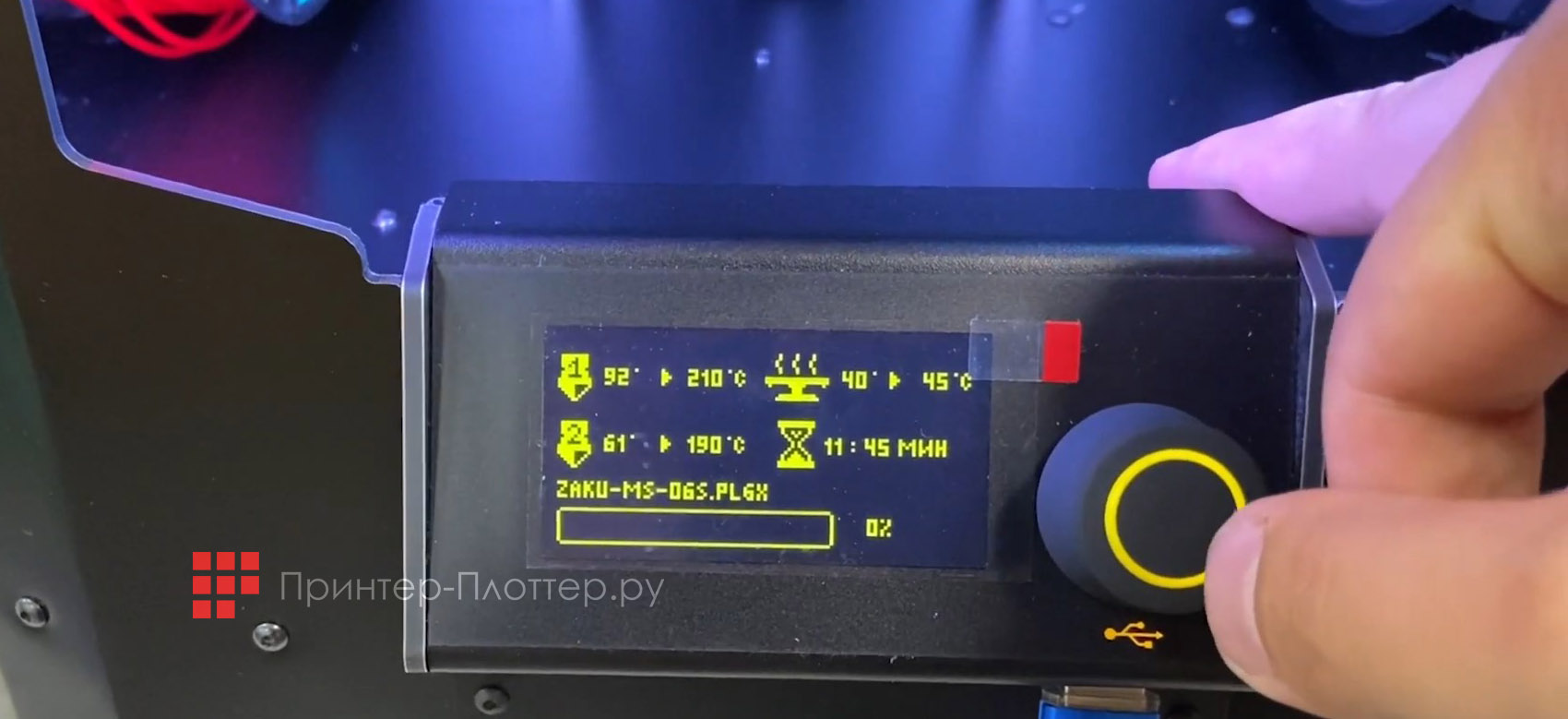 Picaso3D Designer X PRO. Системы контроля