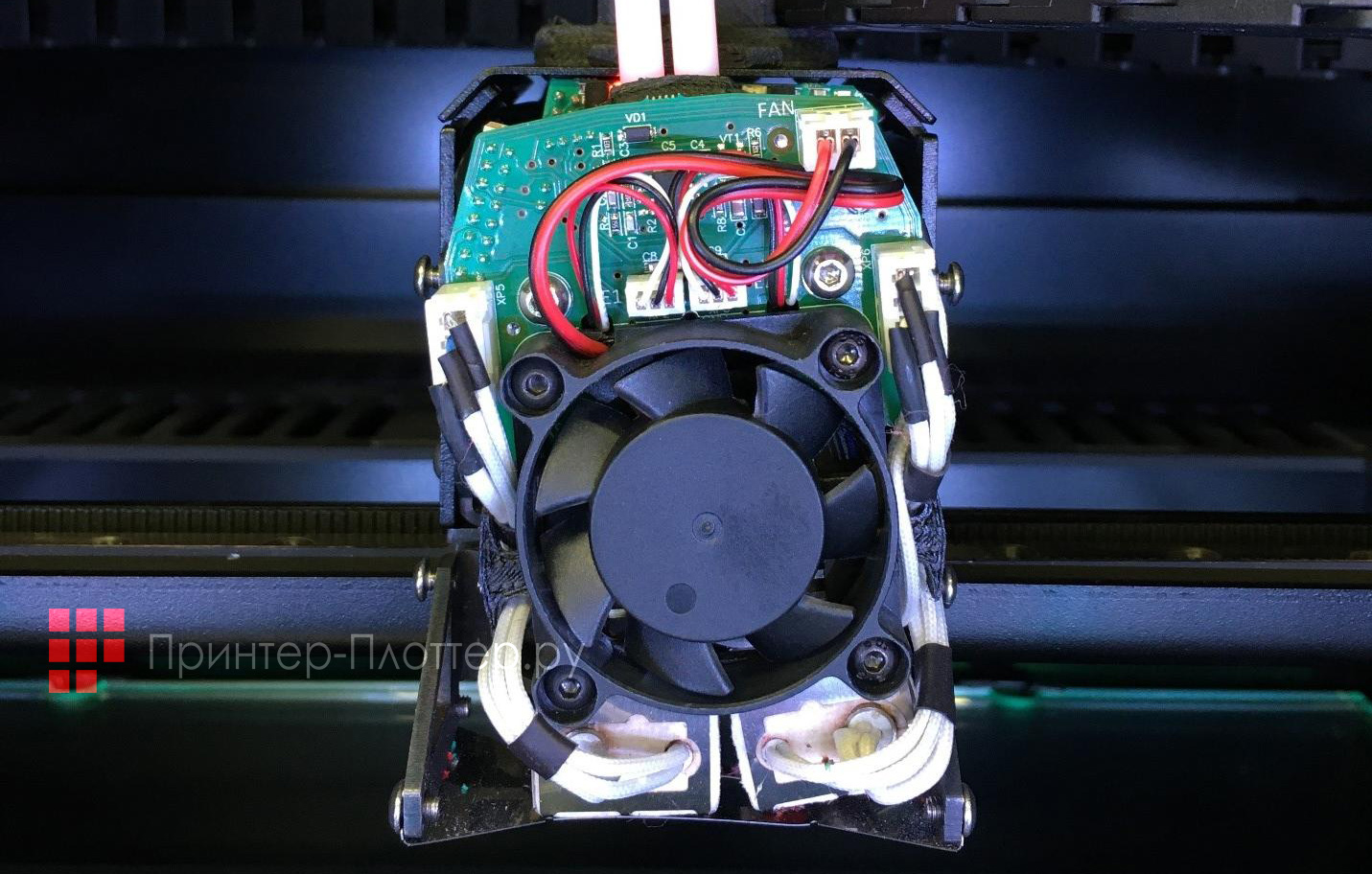 Picaso3D Designer XL PRO. Система переключения форсунок