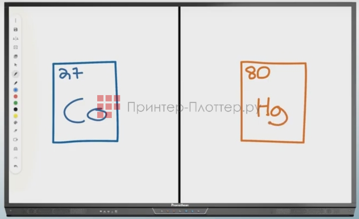 Promethean ActivPanel Titanium AP7-B70. Приложение Комментирование