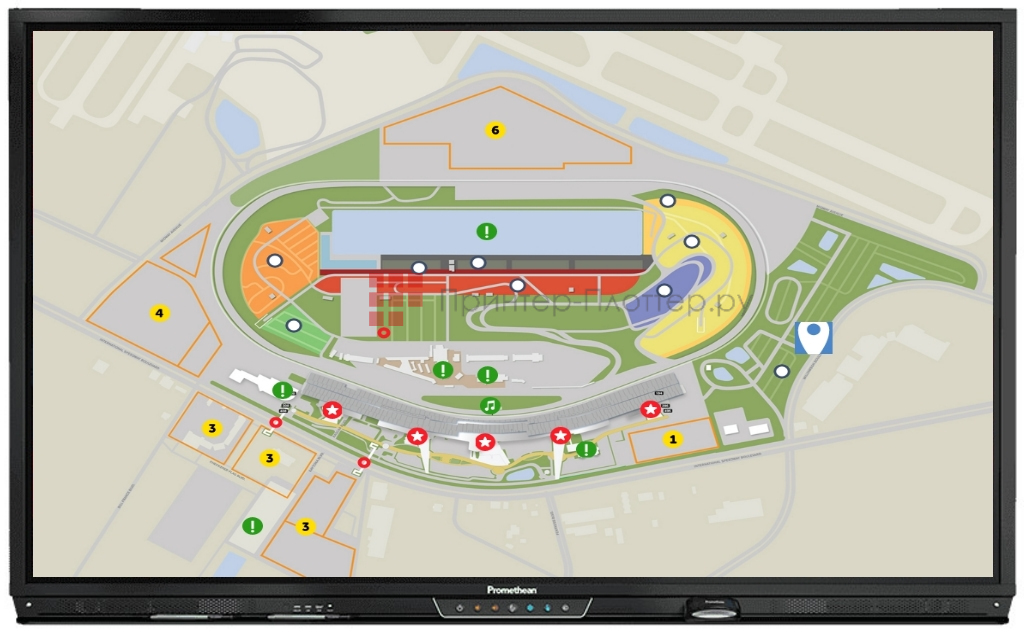 Promethean ActivPanel Titanium AP7-B75. Датчики движения