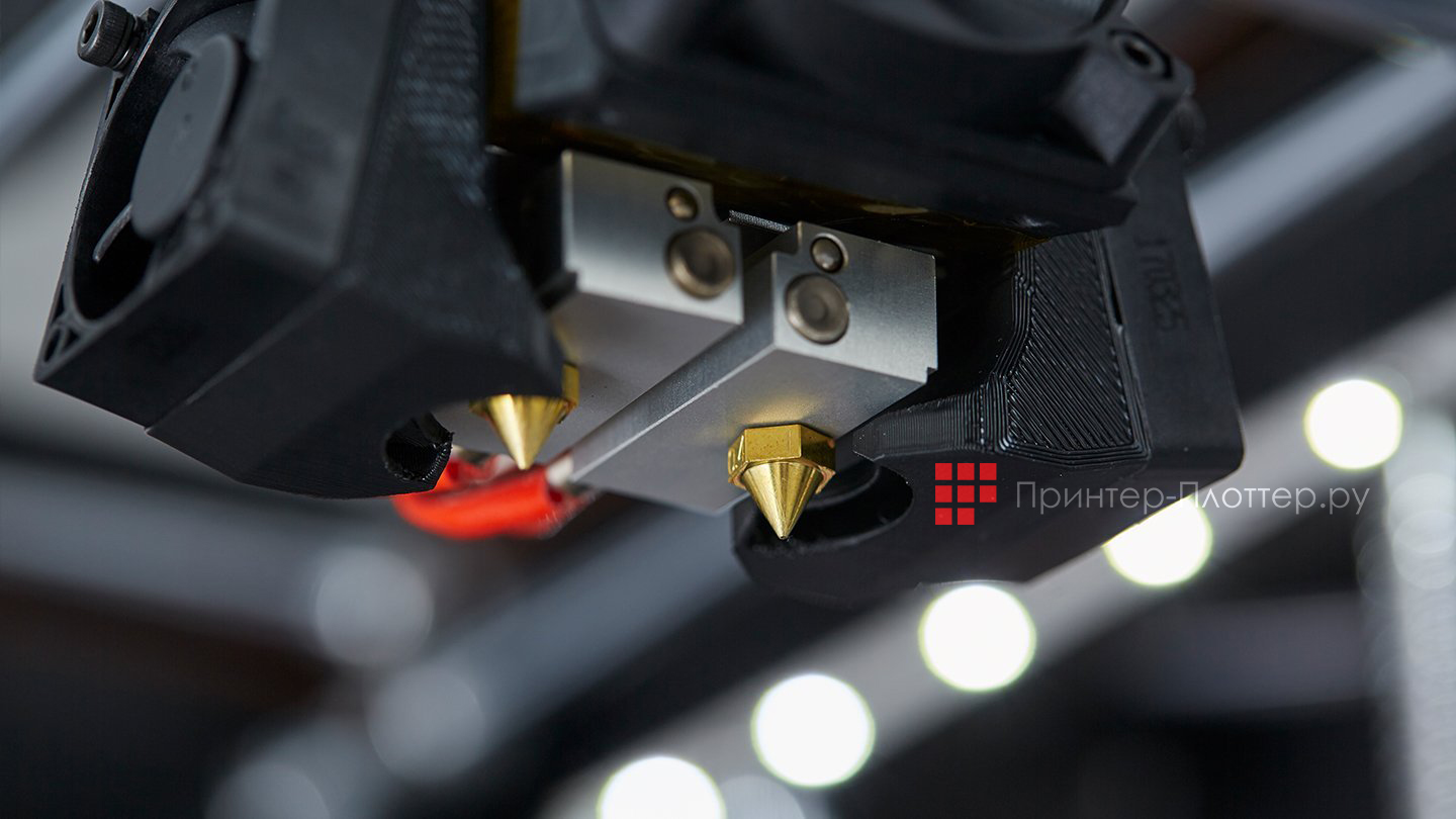 Raise3D Pro2 Plus. Двойной экструдер